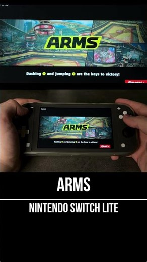 ARMS Nintendo Switch Lite Gameplay - FPS Monitor
