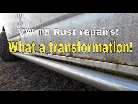 How to deal with rust! VW T5 rust repairs from start to finish! Get rid of rust like a pro!