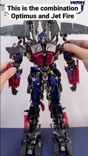How to combine jet fire and Optimus Prime robots like in the Transformers movie Revenge of Fallen