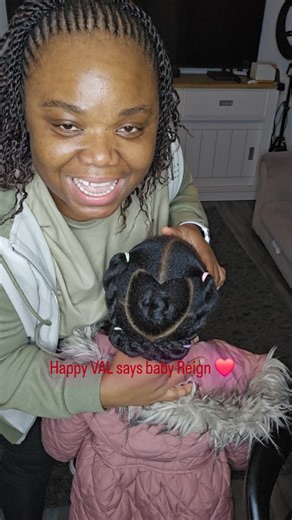 Ella Pat T Hair & Lifestyle on Instagram: "Baby Reign is wishing everyone a beautiful love heart day ❤️ #mcellapatt #foryourpage #hairtutorial"