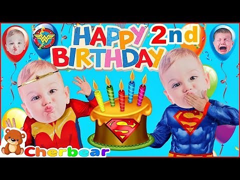 Happy 2nd Birthday Superhero Babies! FIRST Baby Superheroes Video recorded and released on YouTube!