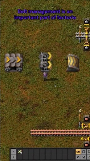Factorio: Basics in belt management
