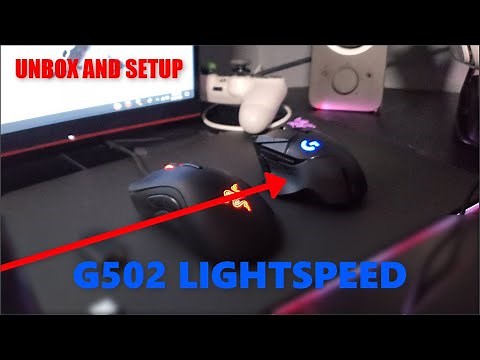 LOGITECH G502 LIGHTSPEED UNBOXING AND SETUP