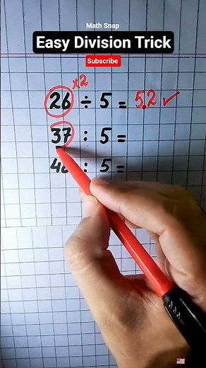 Easy Division Trick | Divide Large Numbers in Seconds! #maths #mathstricks #education