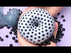 Extremely Satisfying Crunchy Slime Mixing ASMR Relaxing Slime Sounds