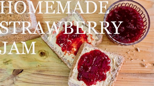 Homemade strawberry jam made simple