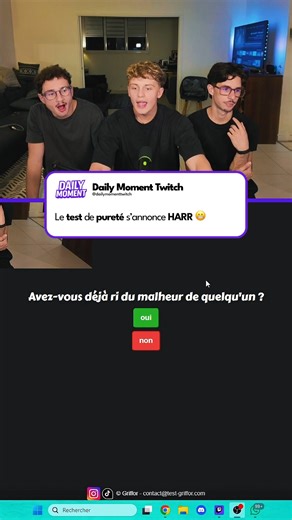Daily Moment | Le test de pureté s’annonce hard 😬 🔔 Abonnez-vous à @dailymomenttwitch pour voir la suite ! | Instagram