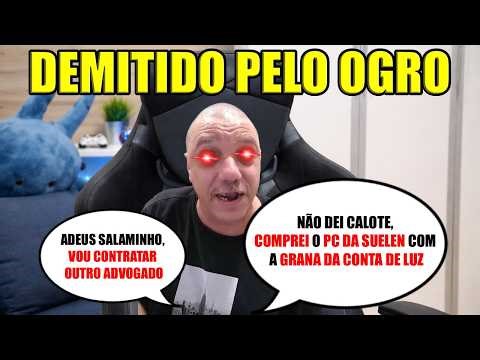 BLUEZÃO SURTA E DEMITE SEU ADVOGADO AO VIVO