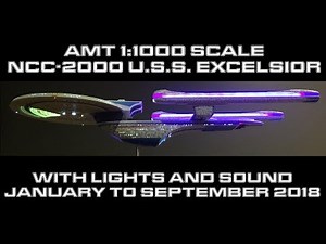 AMT 1:1000 Scale Star Trek USS Excelsior