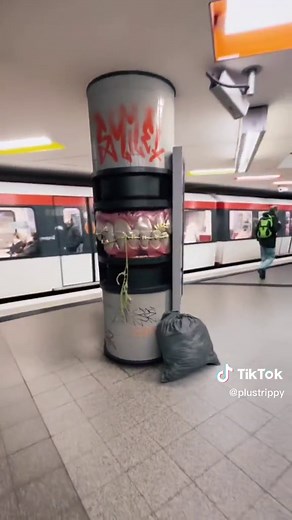 Exploring Street Art in the City: Oddly Satisfying Subway Monster Dance