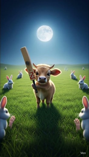 cricket khelti huyi miny cow