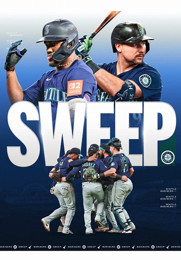 Seattle Mariners Win Series Sweep, Eye Division Title