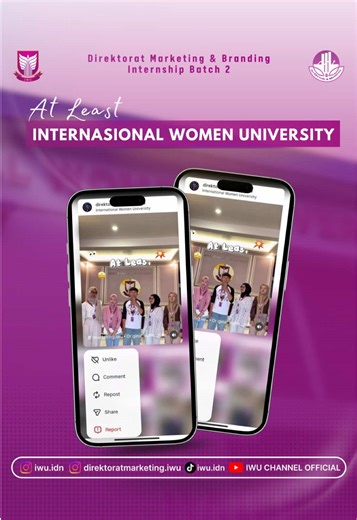 At least Di IWU bukan Perempuan saja🤩 At least menurut kalian apa? Coba komen👇🏻 #IWUzen #CampusMoments #atleast #IWithU #AnakKampus