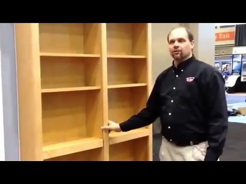 The New InvisiDoor Bi-fold Bookcase from CSH
