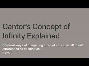 Introduction to Set Theory | Cantor and the Different Sizes of Infinities