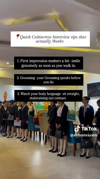 📍Quick flight attendant interview tips that actually Works... ✈☁️ #dreamtoflyhigh #aviationlovers #costumerservice #comeflywithme #airhostesstraininginstitutepvtltd #flypシ #dreamtoflyhigh✈️ #aviationlovers