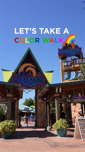 8K views · 65 reactions | Spring Break vibes are in full swing, and we’re soaking up all the shades of blue!    Send this to someone you want to go on a color walk with  | Aquatica Orlando | Facebook
