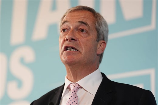 Farage repeatedly shouts 'Bernard Manning' amid racism allegations