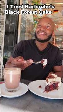 I Tried Karlsruhe’s Black Forest Cake 🇩🇪 (TOO GOOD) #blackforest #germany