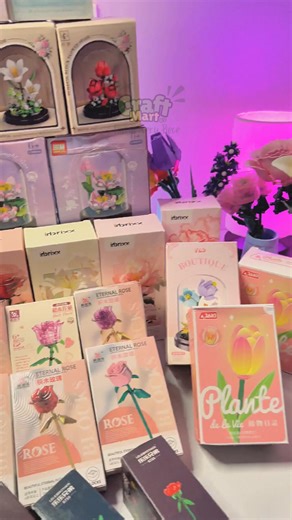 💖 From 199 Tk to 499 Tk! Spread love, decorate your space, or gift your crush! Tiny, charming flower bricks to make every moment bloom. 🌷 | Craft Mart BD