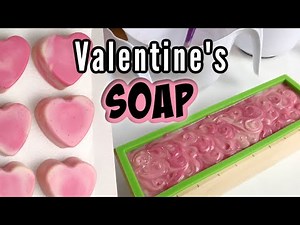 How to Make Valentine's Day Heart Soap with Swirls