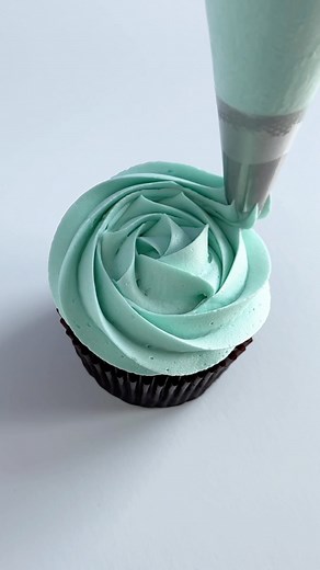 How to pipe cupcakes four ways with a Wilton 1M piping tip! (1) Rose swirl (2) Double swirl (3) Ice cream swirl (4) Ruffle swirl. These swirl designs are the four swirls I featured in my cookbook, Girls Just Wanna Bake Cupcakes, available on Amazon and other book retailers! #cupcake #cupcakes #cupcakepiping #pipingvideos #cupcakedecorating | Cake Me Home Tonight