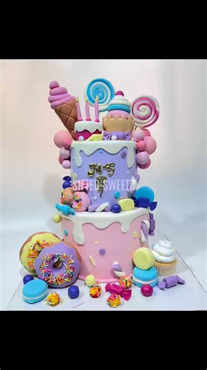 Candyland Cake #siftedsweets #bakedwithlove #bakingjourney #customized #candyland #candy #sweets #fypviralシ | Raina Arnaldo