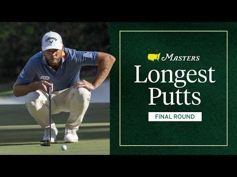 The Longest Putts From the Final Round | The 2026 Masters