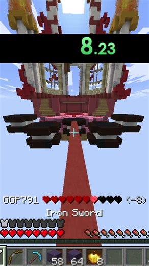 Bridge against my brother #minecraft #minigames #minecraftminigames #speedrun #bridge