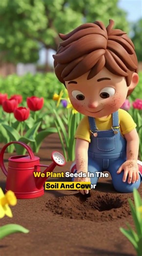 Planting Seeds 🌱 | How Plants Grow | Kids Learning 3D Animation