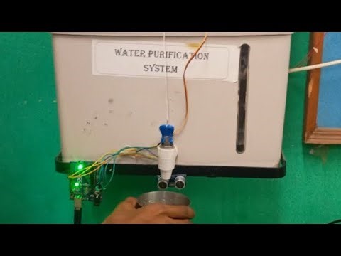 “Automatic Water Dispenser using Arduino Nano | Ultrasonic Sensor & Servo Motor Project”