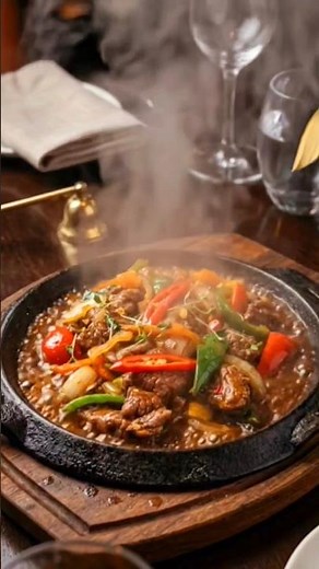 Sizzling Beef Sizzler 😋😋