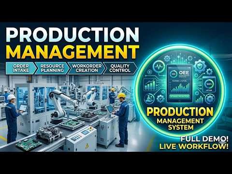 Production Management Software 🚀 | Manufacturing ERP System | Inventory, Planning & Tracking Demo