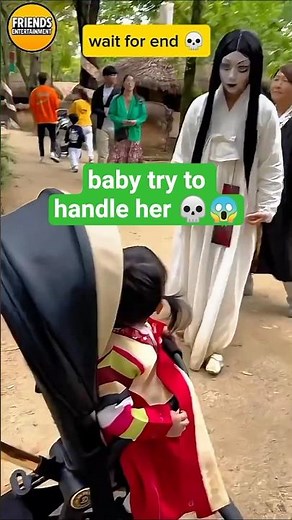 Spooky Ghost TERRIFIES Cute Baby! 💀 #cutebaby #funnybaby #cute #comedy