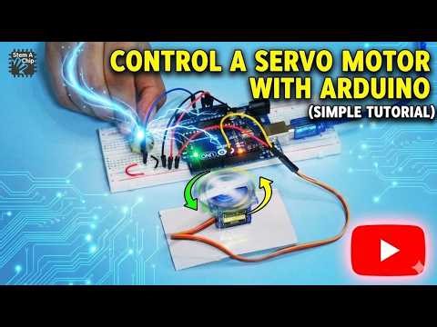 Control a Servo Motor with Arduino (Simple Tutorial)