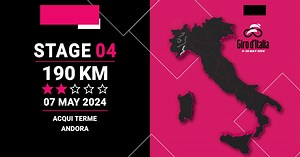 Giro d'Italia Stage 4 Map and route as peloton heads to Andora
