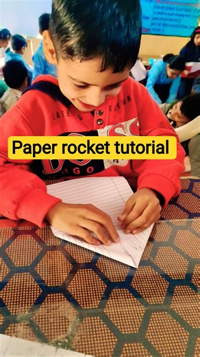 How to make/ fly/ paper rocket kaise banayein 🔥🔥🔥 #flying #trending #shorts
