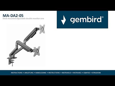 Gembird MA-DA2-05 Installation Instructions