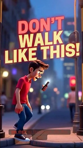 Don’t Use Phone While Walking ⚠️ Real Safety Story That Everyone Must Watch #shorts #viral #safety
