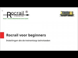 Rocrail deel 32: Instellingen die de treinenloop op je baan beïnvloeden
