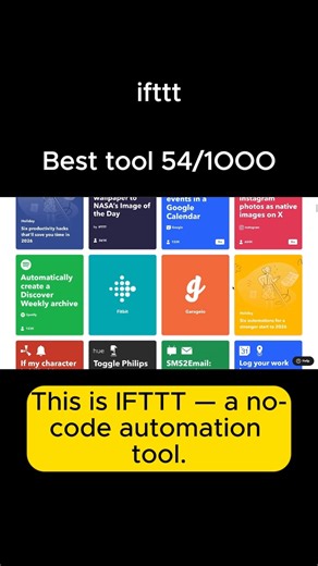 Saas Tools | IFTTT is a no-code automation tool that lets you connect apps and create simple workflows. Automate emails, social media, spreadsheets and... | Instagram
