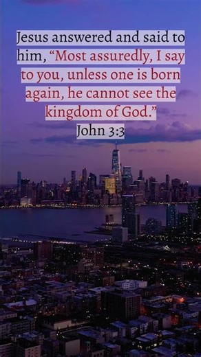 Born Again - John 3:3 - Bible Verses Daily - #bibleverse #bornagain #christianmusic #jesussaves