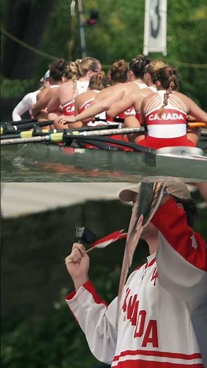REAL SUPPORT FOR PIDGE 🍁🍁 #worldrowing #youtubeshorts