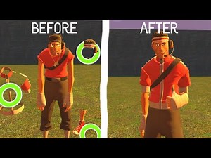 How to put cosmetics on gmod ragdolls