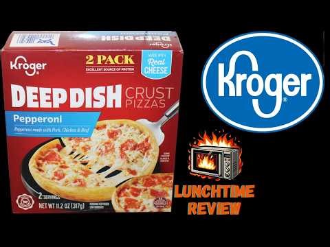 Kroger Deep Dish Pepperoni Pizza Review