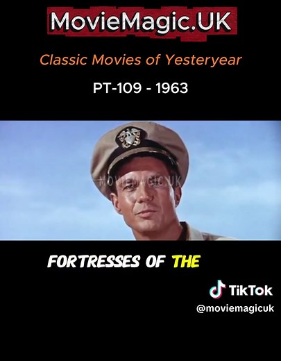 🎬Classic Movies - PT 109 – 1963 Cliff Robertson, Courage, and the Making of a Future President A stirring World War II drama that chronicles the real-life heroism of John .F. Kennedy before his presidency. Directed by Leslie H. Martinson and starring Cliff Robertson in a dignified portrayal of the young naval officer, the film captures a defining chapter in Kennedy’s life—one marked by leadership, sacrifice, and survival against impossible odds … #ClassicMovies | #Hollywood | #Cinema | #Movies