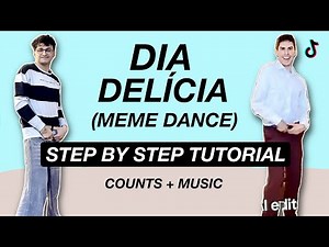 DIA DELÍCIA Dance *STEP BY STEP TUTORIAL* (Beginner Friendly)
