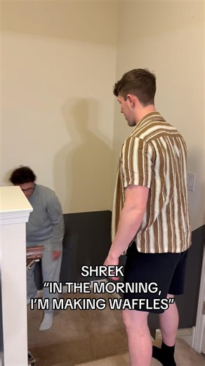 And in the morning, I’m making waffles! #youtubeshorts #explorepage #funny