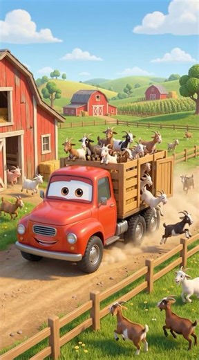 BARNEY DROPS OFF ALL THE FARM ANIMALS! Goats, Chickens, Pigs, Cows. Harvest Helpers!