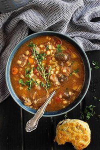 Instant Pot Beef Barley Soup